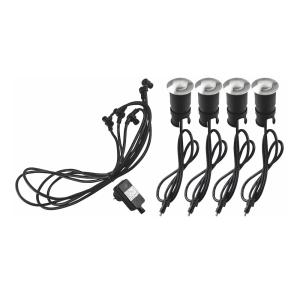 LED Kit Tellus II, 4x1.1W, IP67, 304 Stainless Steel, Malmbergs 9977204
