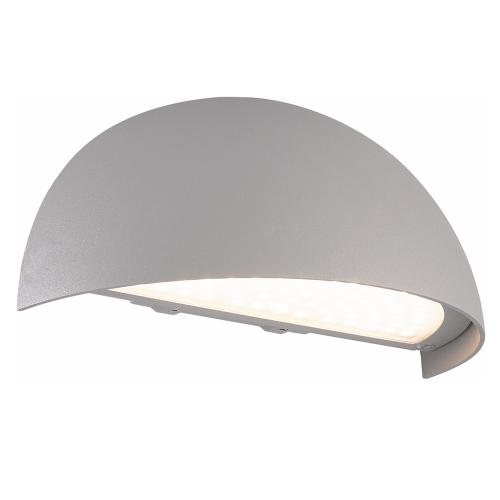 Väggarmatur Boda, LED, 8,4W, Silver, 3000K, IP54, Malmbergs 9977306