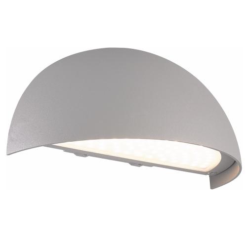 Vægarmatur Boda, LED, 8,4W, 4000K, IP54, Sølv, Malmbergs 9977309