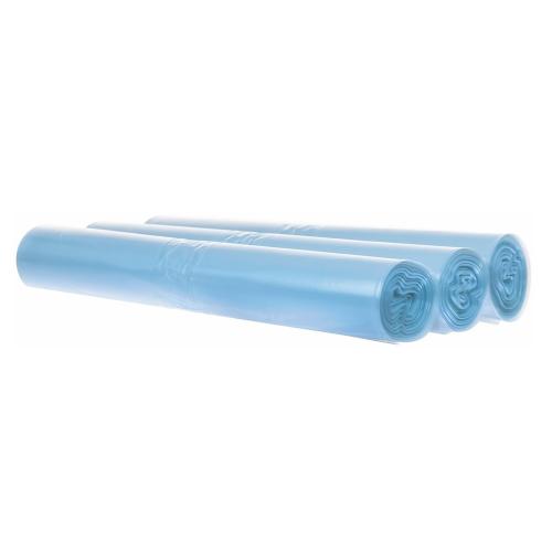 Affaldspose Transparent 240L, LDPE 50my, 10stk, Malmbergs 9994107