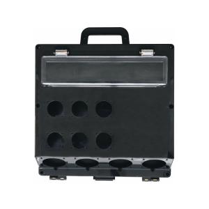 Outlet Enclosure, 17 Modules, IP44, Black, Malmbergs C504