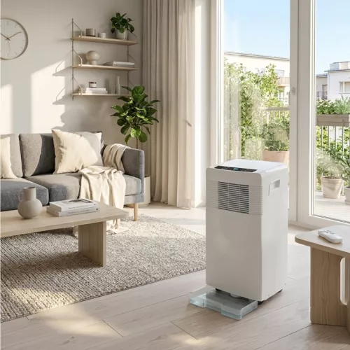 Bärbar Luftkonditionering 3,5A 785W 220-240V Emerio