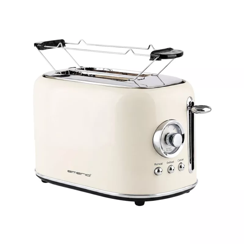 Brödrost 800W 220-240V Grädde Emerio
