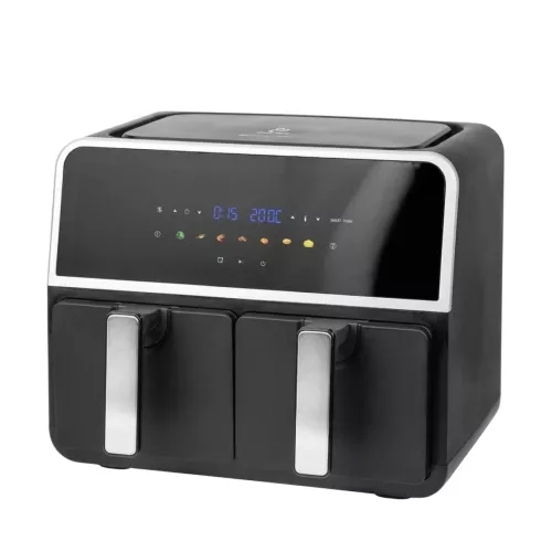 Dobbelt Smart Varmluftfrituregryde 1700W 220-240V 4,5+4,5 Liter Emerio