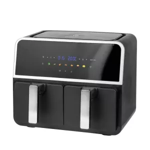 Dubbel Smart Varmluftsfritös 1700W 220-240V 4,5+4,5 Liter Emerio