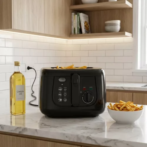 Frituregryde 1800W 220-240V 2,5 Liter Emerio