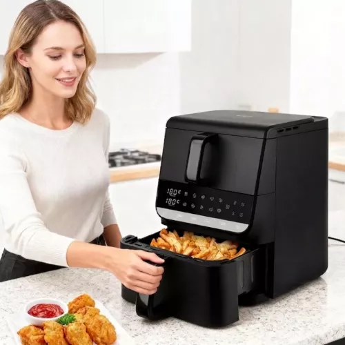 Smart Fryer 2500W 220-240V 3,5+6,5 Liter Emerio