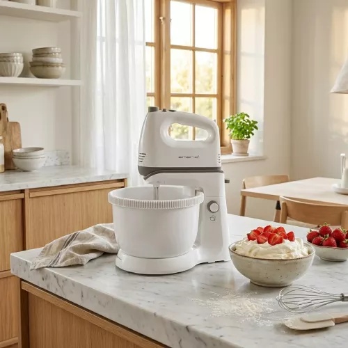 Håndmixer Med Skål 400W 220-240V 3,4 Liter Emerio