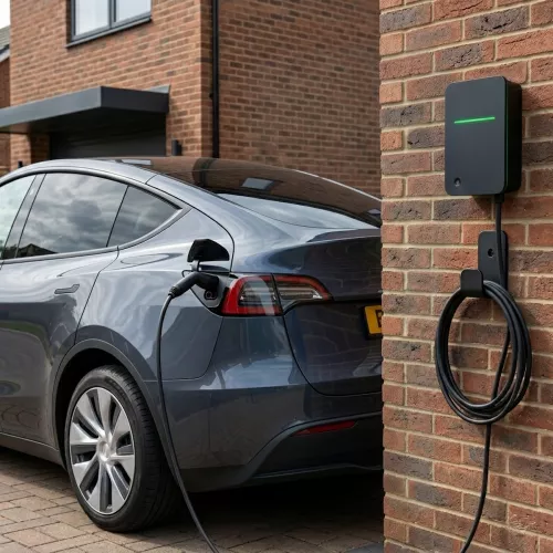Charging Box Evon Start 32A 22kW 400V 3Poles+N+J Cable 5m Type-2 IP54 Black EN+ 2701239