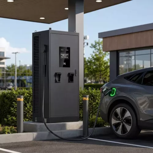Charging Station Rocket DC CCS2 With Cable 3Poles+N+Earth 300A 120kW 400V IP54 EN+ 2701262