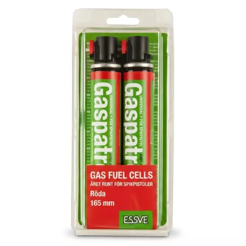 Gas Cartridge 165mm Red Fuel Cell For Nail Gun 2pcsx6pack Essve