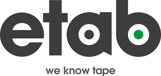 Avspärrningsband 75mm, Gul/Svart, etab 9907011