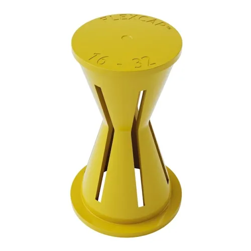 Beskyttelsesknap Flexcap 16–32 mm Gul 100stk Eurospacers