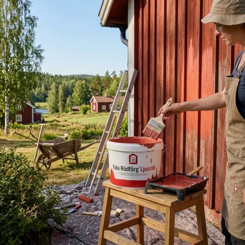 Falu Rödfärg Original 10 Liter Ljusröd