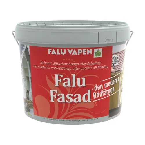 Falu Fasad 10L Herrgårdsgul Falu Vapen