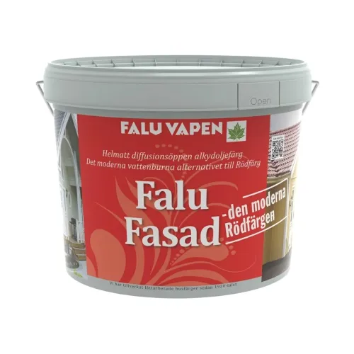 Falu Fasad 4L Svart Falu Vapen