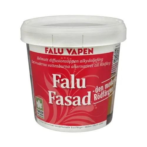 Fasadfärg 1L Svart Falu Vapen
