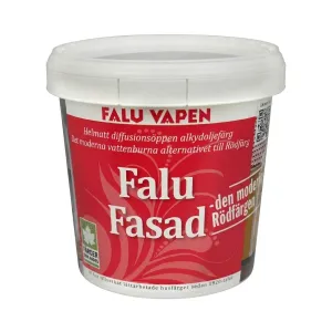 Fasadfärg 1L Svart Falu Vapen
