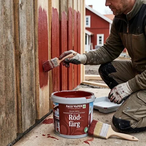 Rödfärg 10L Kokt Röd Falu Vapen