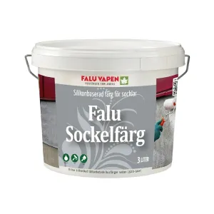 Sockelfärg 3L Vit Falu Vapen