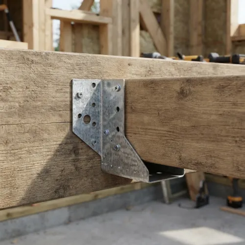 Bjælkesko JH 45x96x2mm Varmgalvaniseret Stålplade Fast 833246