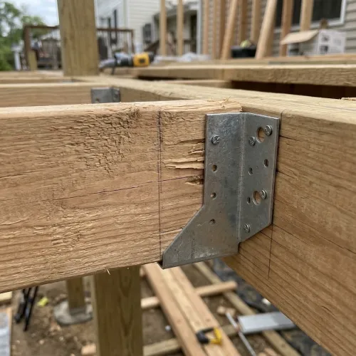 Bjælkesko JH 51x105x2mm Varmgalvaniseret Stålplade 50stk Fast 833255