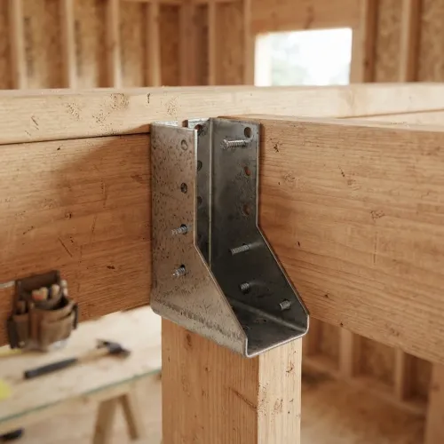 Bjælkesko JHI 45x96x2mm Varmgalvaniseret Stålplade 50stk Fast 833247