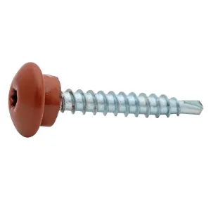 Farmerskrue UFO Træbjælke 4,8x35mm Murstensrød 150stk Fast 284989