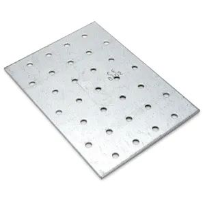 Hålplatta HP 100x140x2,0mm Varmförzinkad Stålplåt 45st Fast 833321