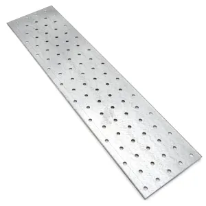 Hålplatta HP 100x400x2,0mm Varmförzinkad Stålplåt 20st Fast 833329