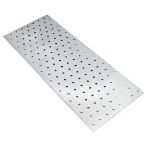 Hålplatta HP 160x400x2,0mm Varmförzinkad Stålplåt 10st Fast 833345