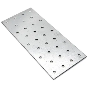 Hålplatta HP 80x180x1,5mm Varmförzinkad Stålplåt 60st Fast 833314