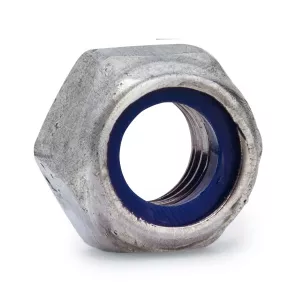 M8 Hot-Dip Galvanized Nyloc Lock Nut (FZV) DIN 985 – 100-Pack