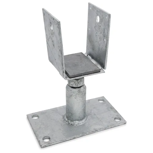 Stolpeholder CSFA Justerbar 70-120x80x125-175mm 5stk Fast 833036