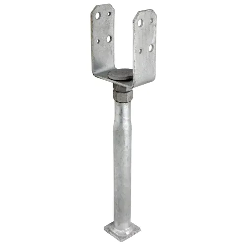 Stolpeholder PSUA 98x60mm Med Justerbar Højde Fast 833052