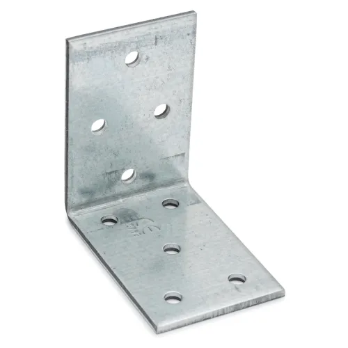 Vinkelbeslag ABM 60x60x2,5x40mm Varmgalvaniseret Stålplade 80stk Fast ​833138