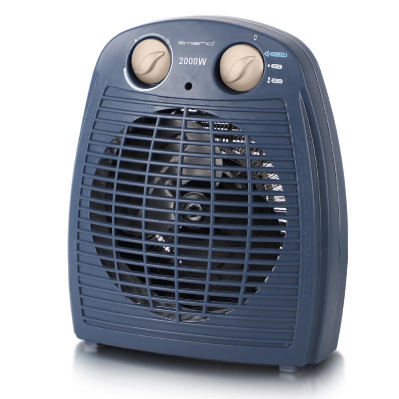Värmefläkt 2000W Blå Emerio