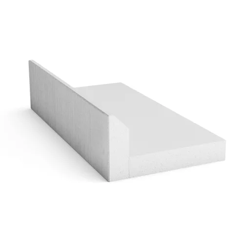 Kantelement L S200 Rak 300x1200x600mm Borstad Yta Finja