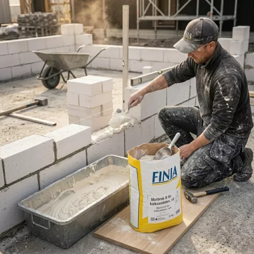 Murbruk B För Kalksandsten 40x25kg Finja