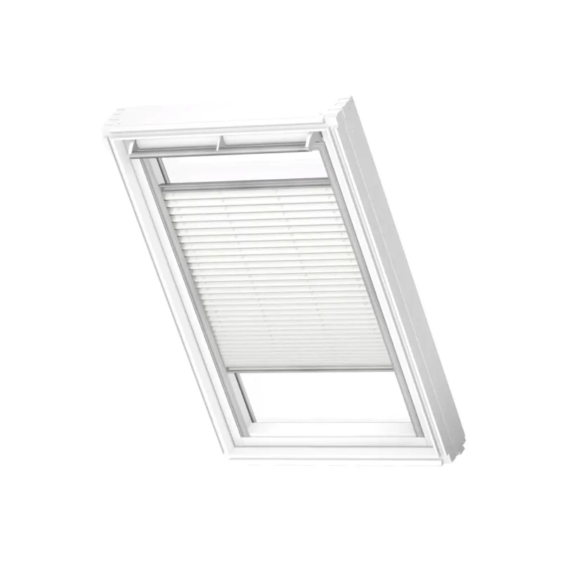 1140x700 SK01Velux Isolerande Dubbelplissé Integra Solar (660x980 FK04, 1045-White)