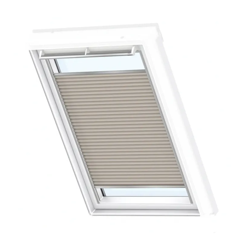 1140x700 SK01Velux Isolerande Dubbelplissé Integra Solar (660x1180 FK06, 1155-Beige)