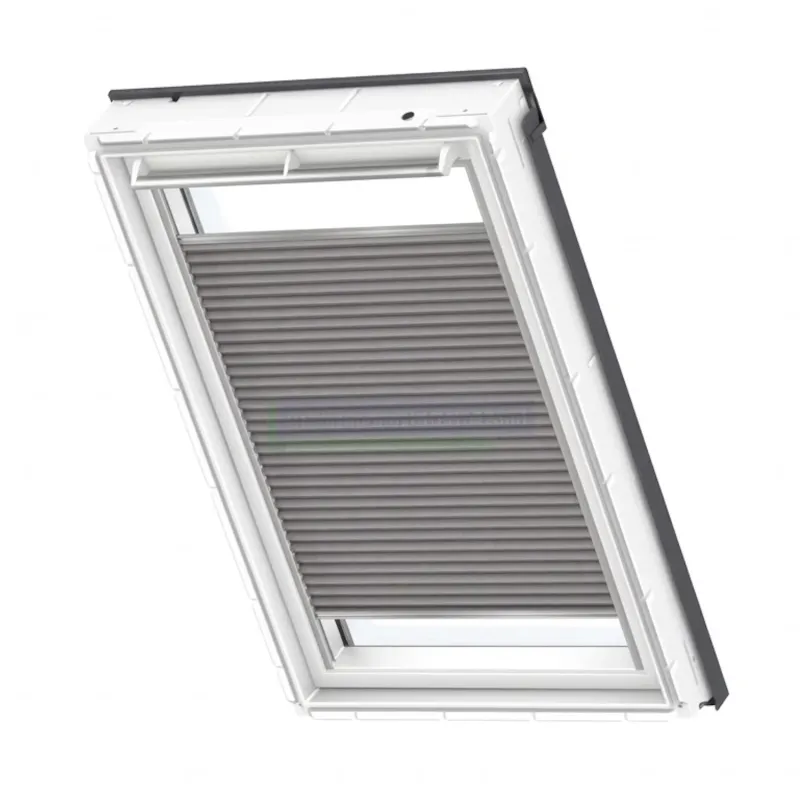 1140x700 SK01Velux Isolerande Dubbelplissé Integra Solar (660x1400 FK08, 1158-Grey)