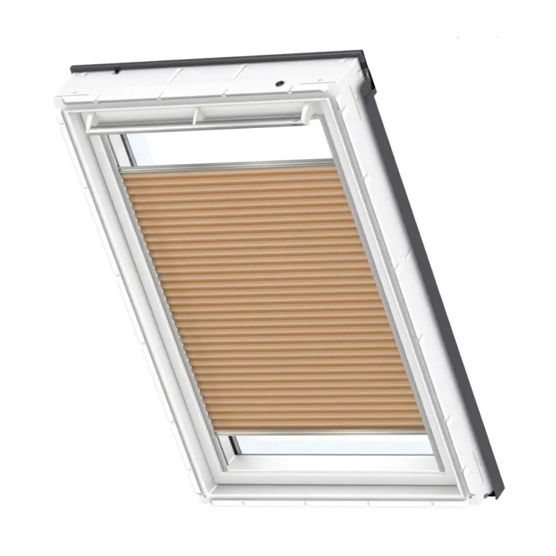 1140x700 SK01Velux Isolerande Dubbelplissé Integra Solar (940x550 PK25, 1049-Peach)