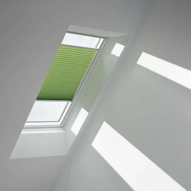 1140x700 SK01Velux Isolerande Dubbelplissé Integra Solar (1340x1400 UK08, 1157-Green)