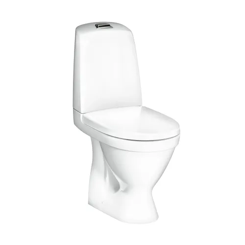 Gustavsberg Toalettstol Nautic 1510 C+ Hygienic Flush Enkelspolning inkl SC/QR Hårdsits