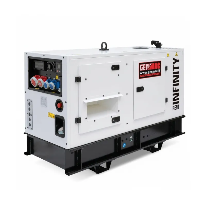 Genmac Infinity-Rent G15YS-M5 Tyst Dieselgenerator 13,3 kVA 10,6kW 400/230V Med Yanmar Motor
