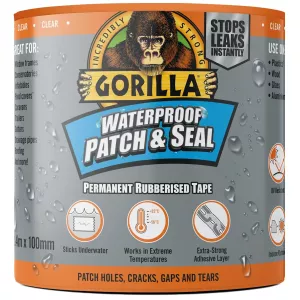 Repair & Sealing Tape 100mmx2.4m UV Waterproof Transparent Gorilla