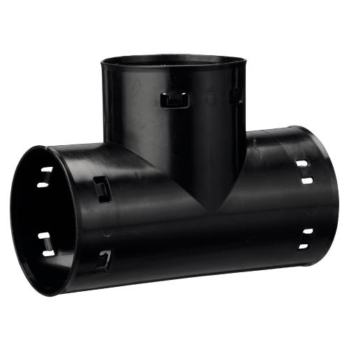 Grenrör 90mm PP med 3 muffar Terana