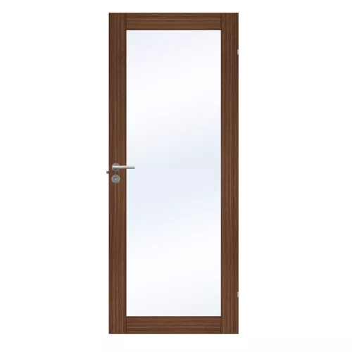 Innerdörr Swedoor UNIQUE 01L GW01 Klarglas Valnöt, Ek Fanér