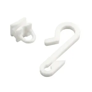 Slide And Hook 1032 For Shower Curtain Rod 12pcs Habo 10607